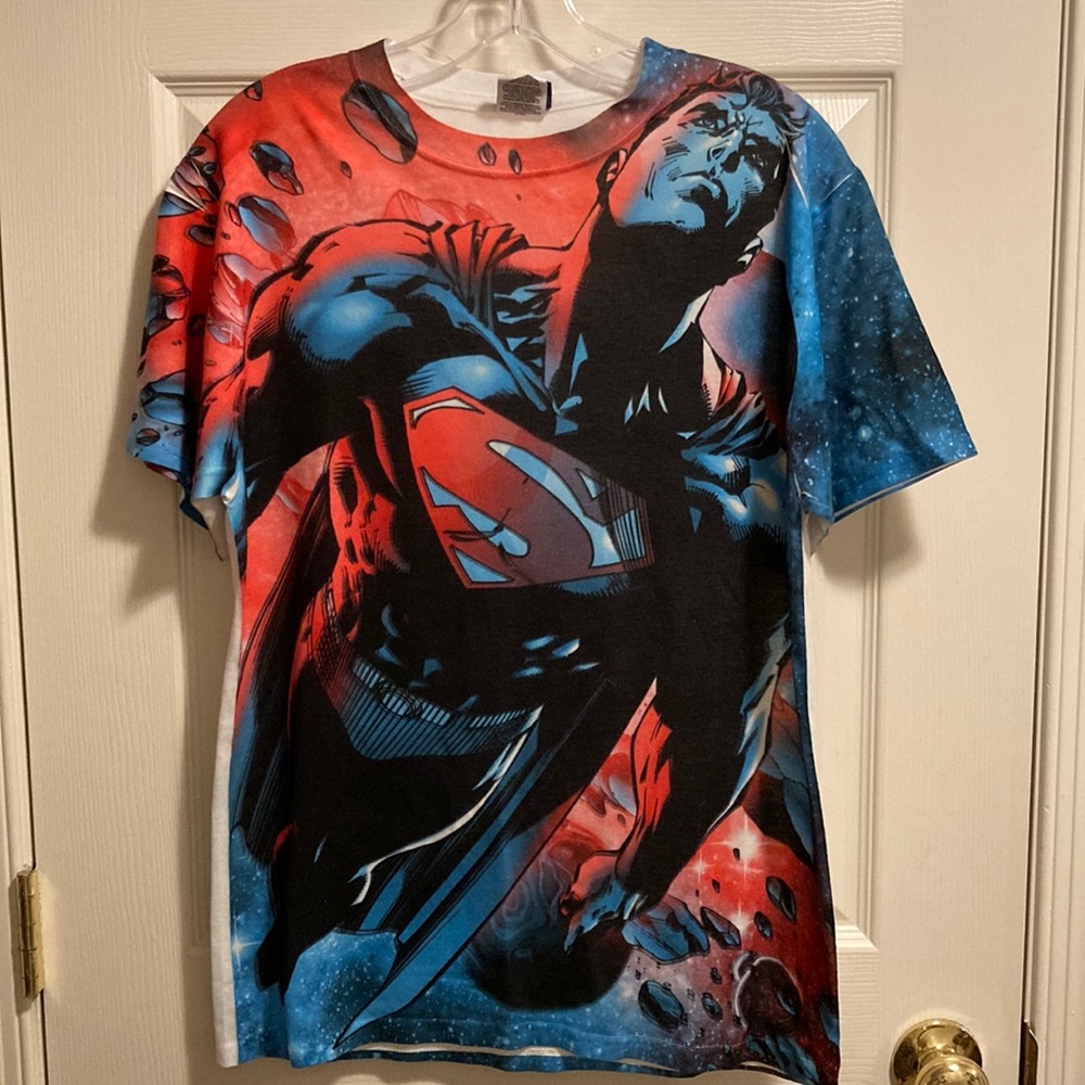 Jerzees Sport Superman T-shirt (size M)